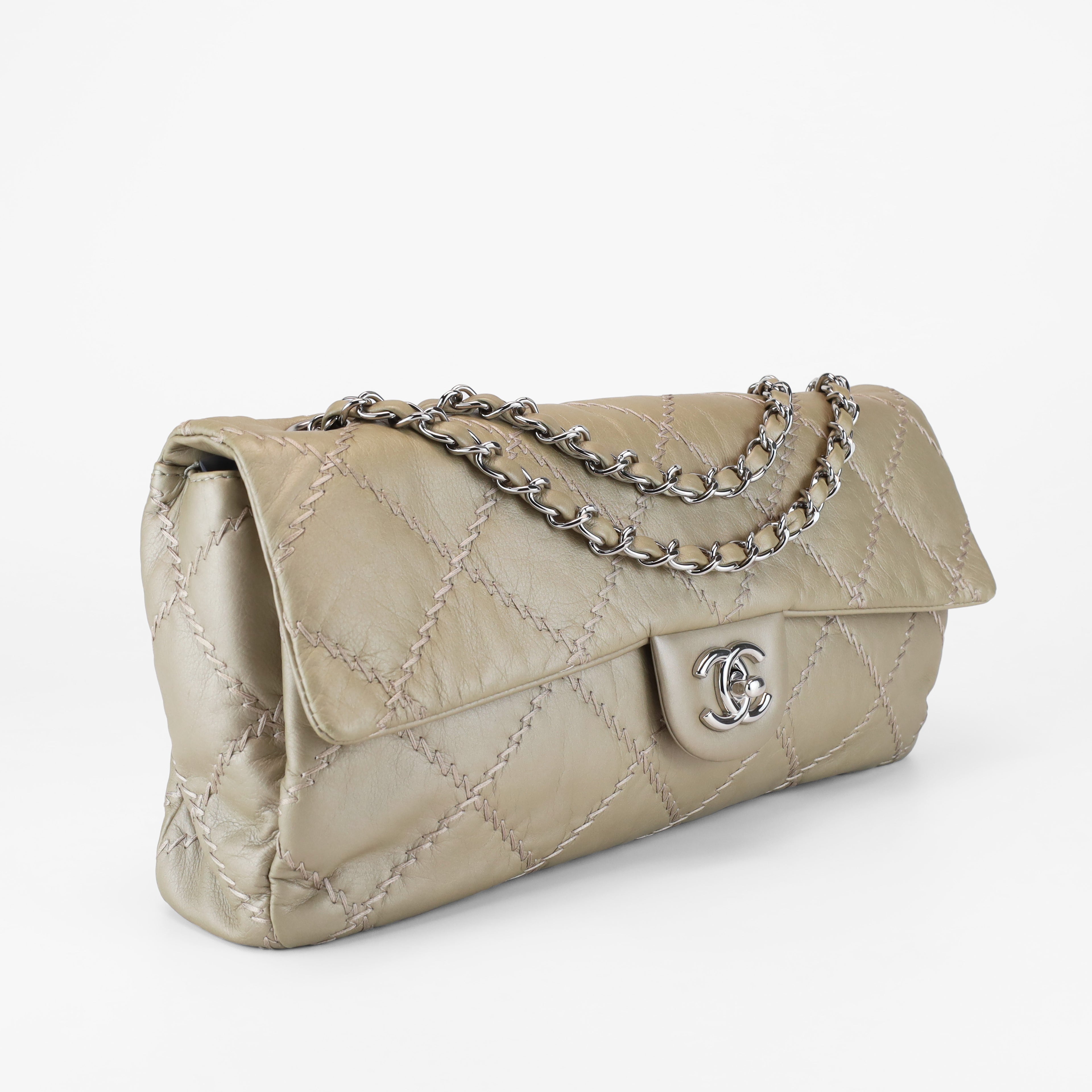 CHANEL METALLIC ULTIMATE STITCH EAST TO WEST