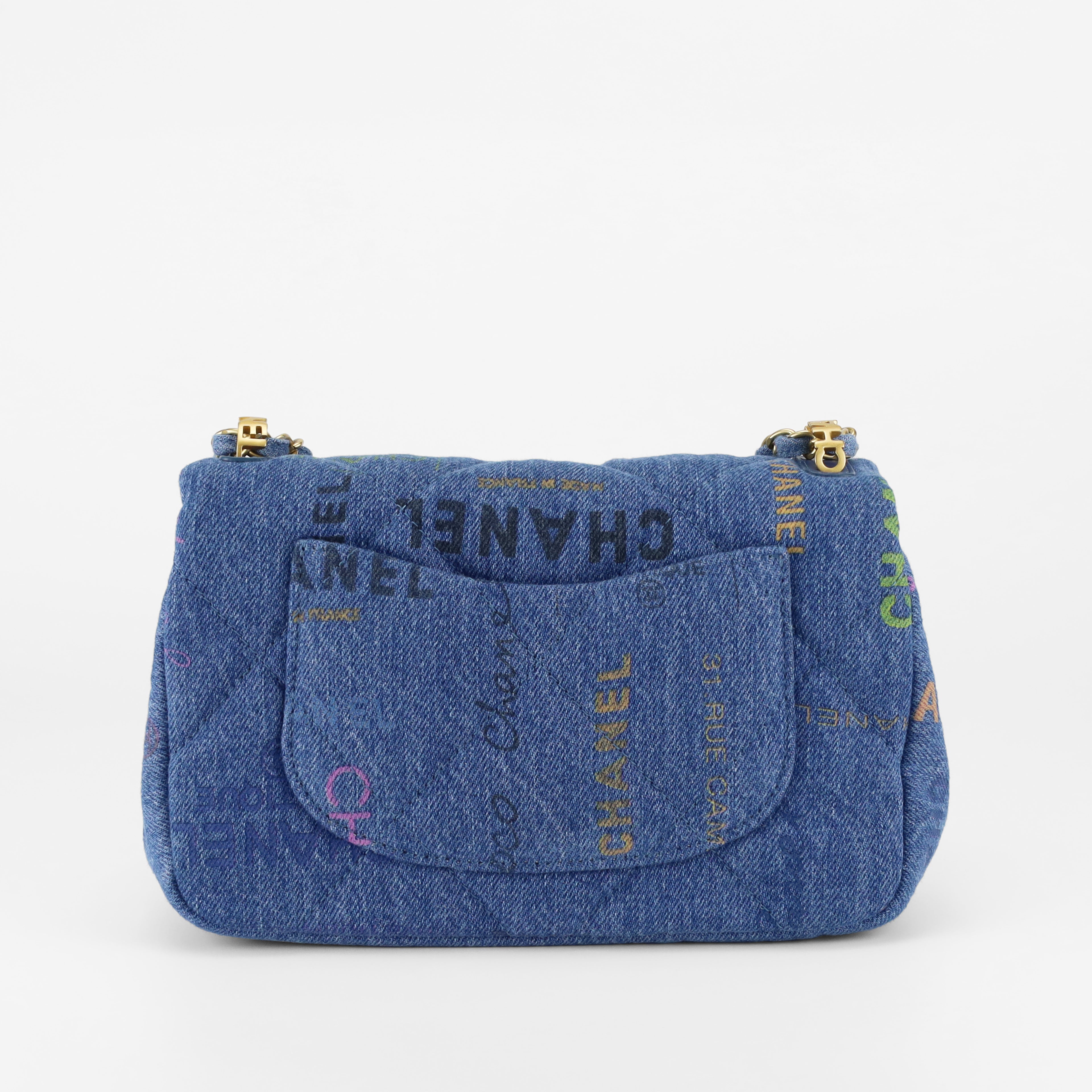 CHANEL LIMITED EDITION DENIM MOOD SMALL FLAP