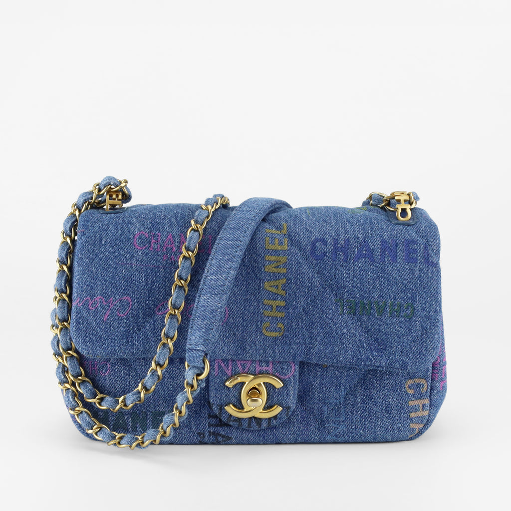 CHANEL LIMITED EDITION DENIM MOOD SMALL FLAP