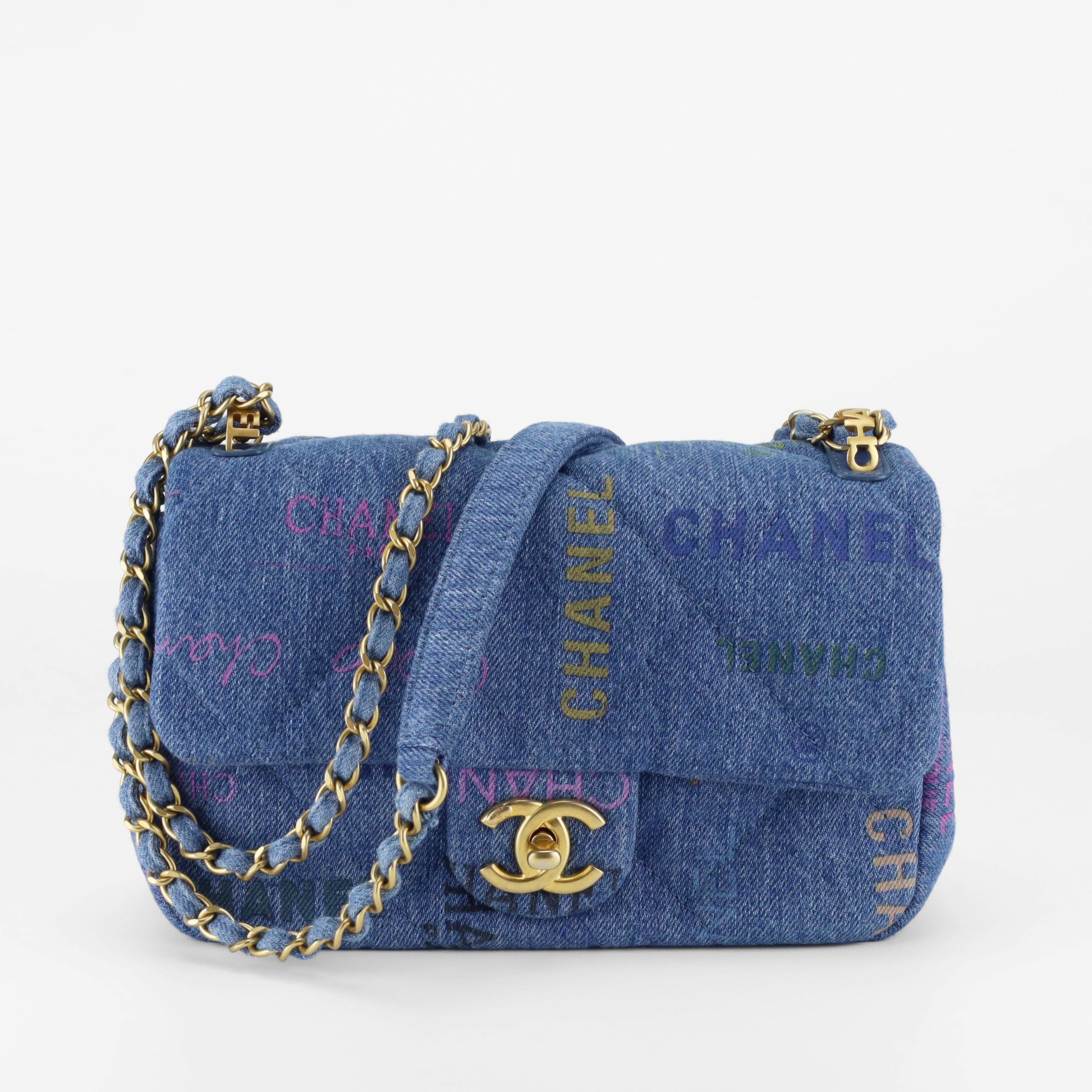 CHANEL LIMITED EDITION DENIM MOOD SMALL FLAP