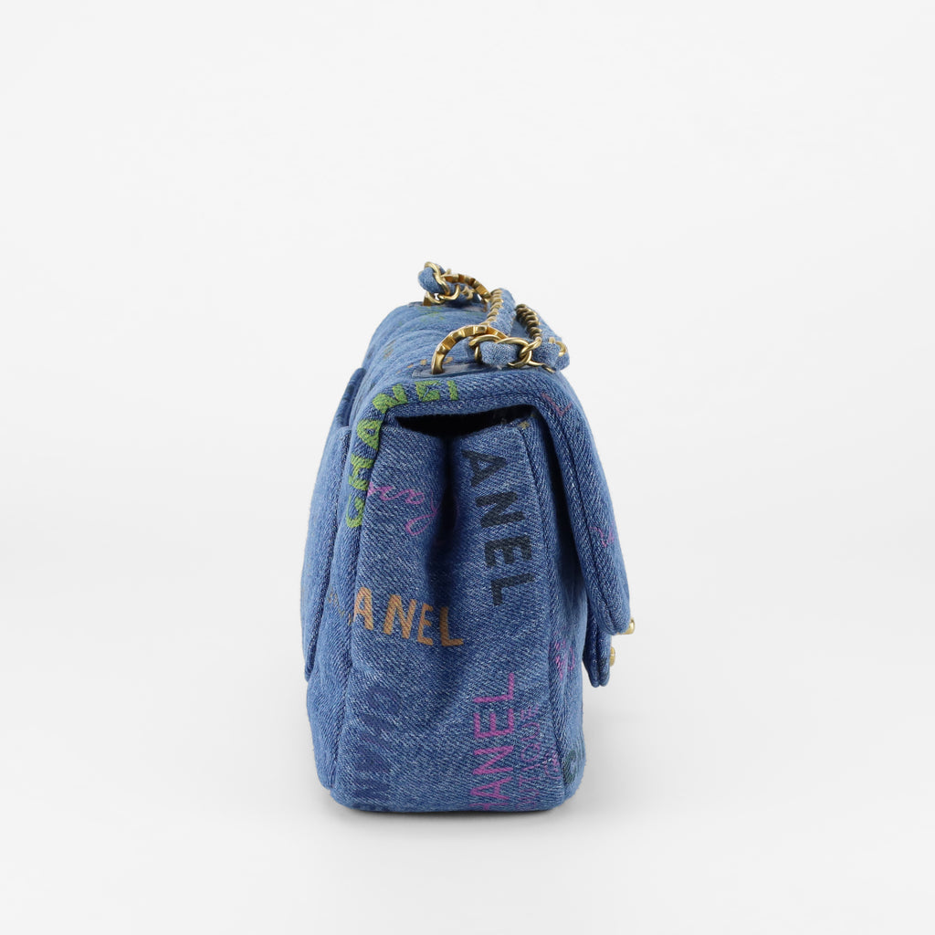 CHANEL LIMITED EDITION DENIM MOOD SMALL FLAP