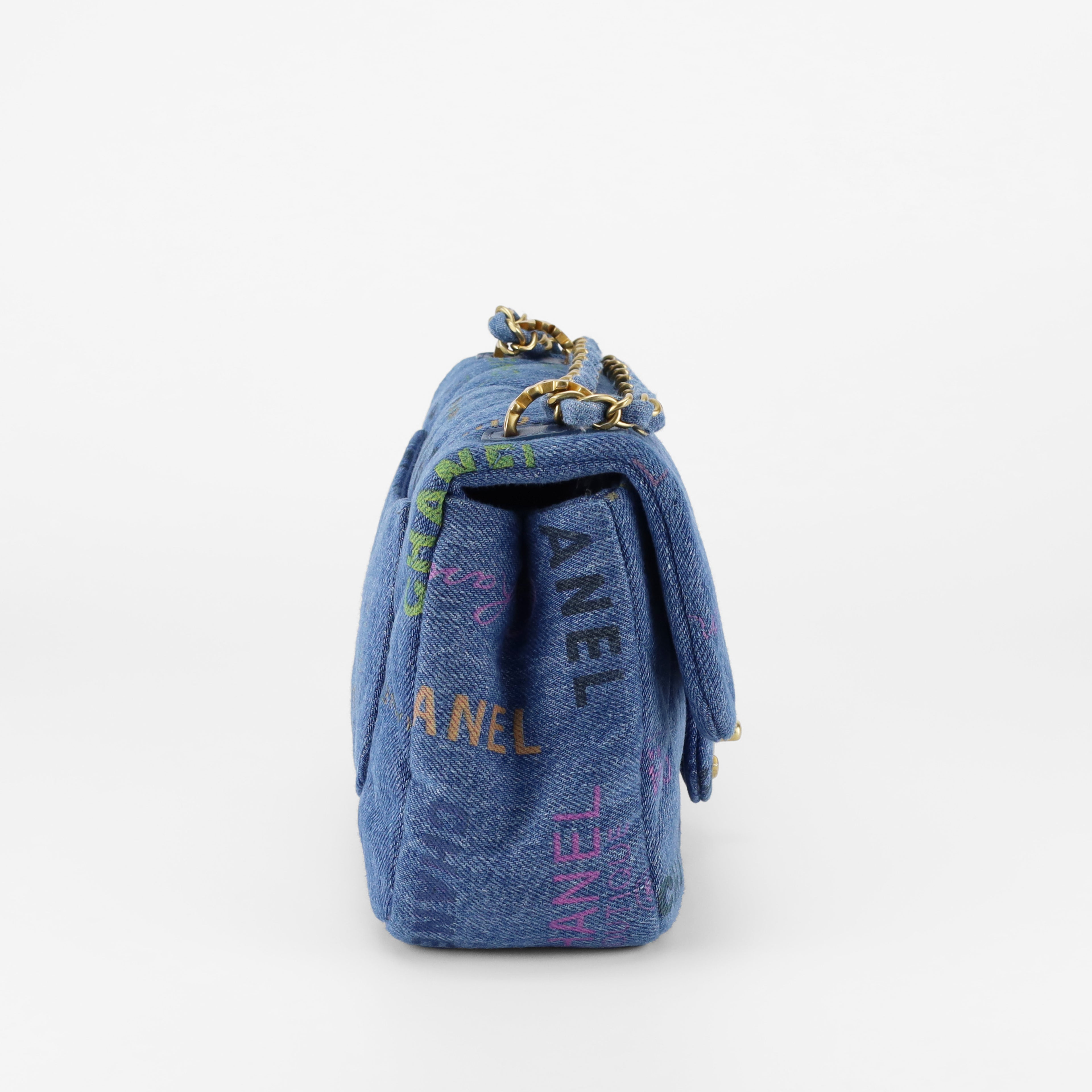 CHANEL LIMITED EDITION DENIM MOOD SMALL FLAP