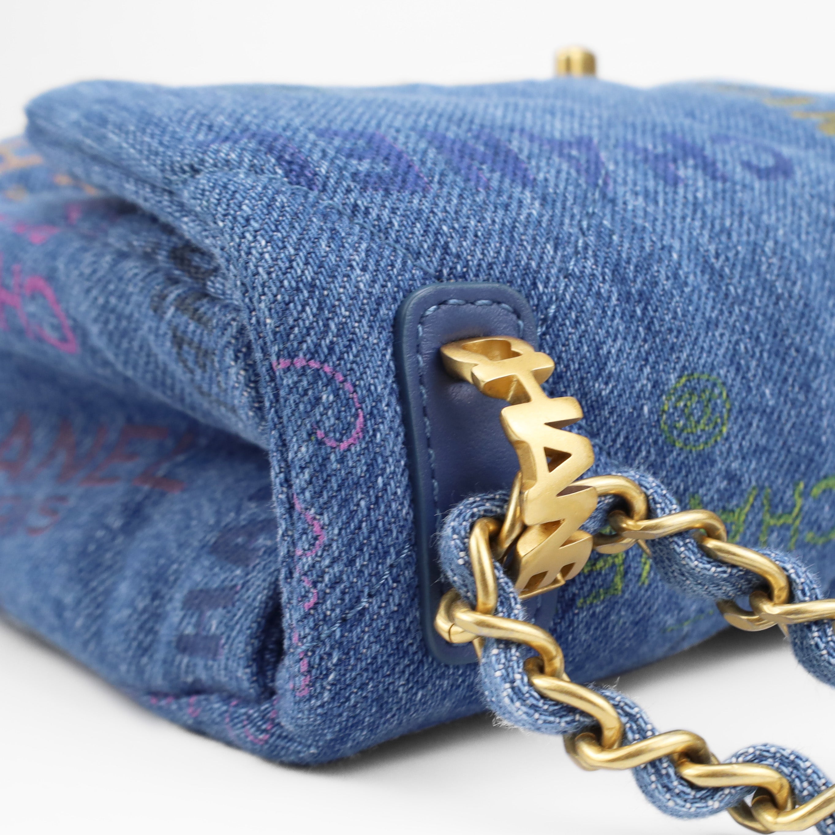 CHANEL LIMITED EDITION DENIM MOOD SMALL FLAP