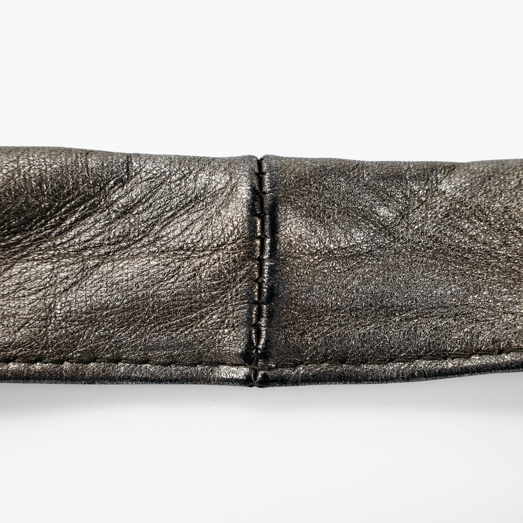 BOTTEGA VENETA METALLIC INTRECCIATO HOBO SHOULDER BAG