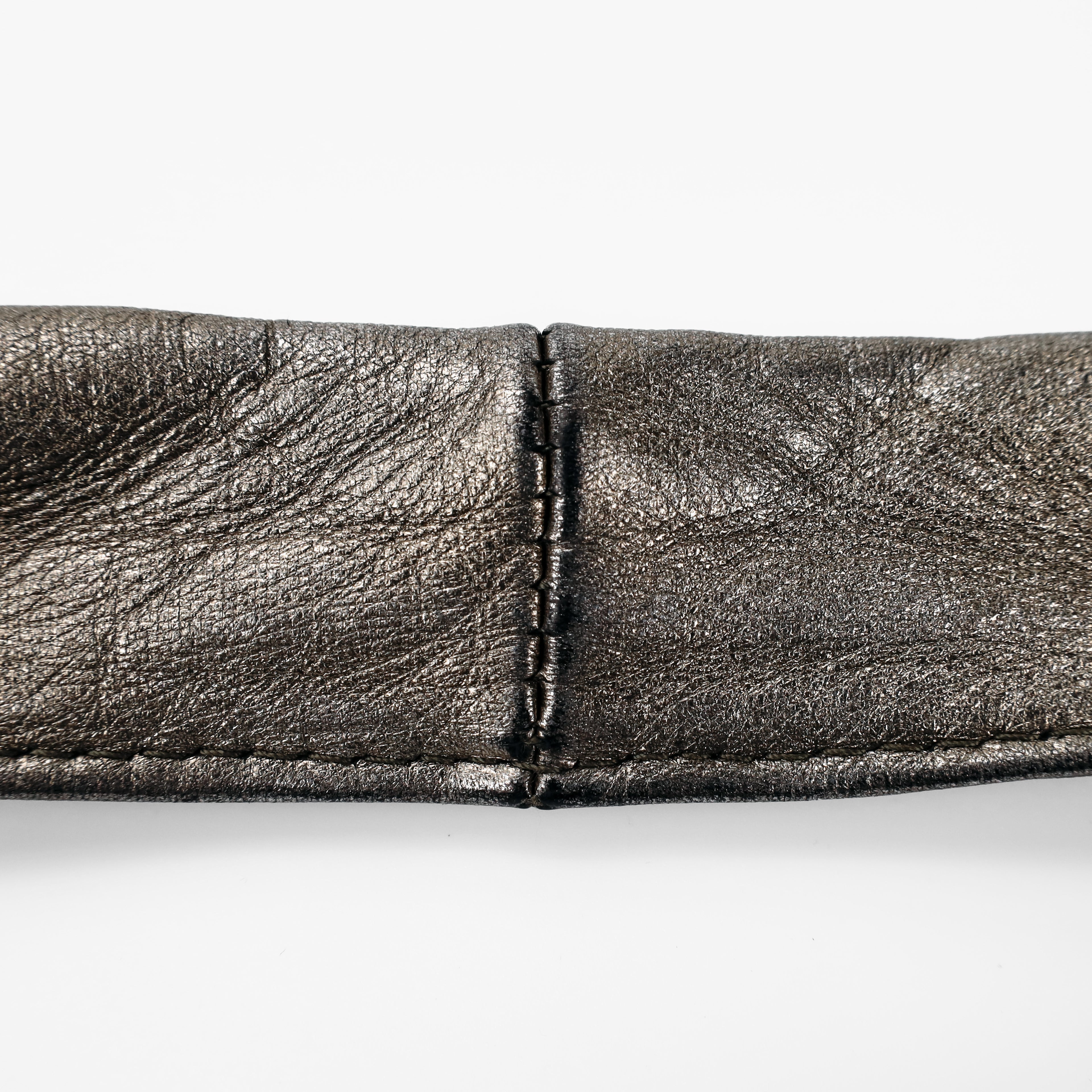 BOTTEGA VENETA METALLIC INTRECCIATO HOBO SHOULDER BAG