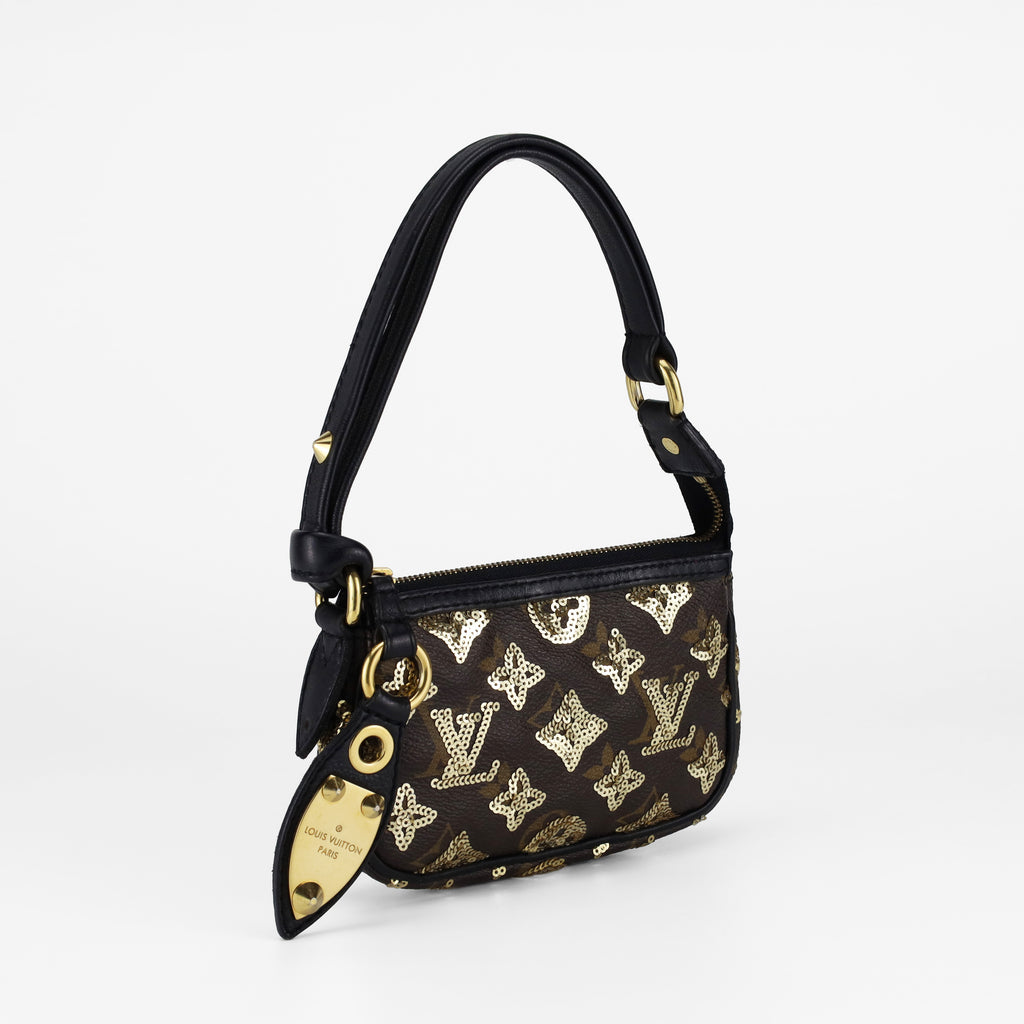 LOUIS VUITTON LIMITED EDITION SEQUIN ECLIPSE MINI POCHETTE
