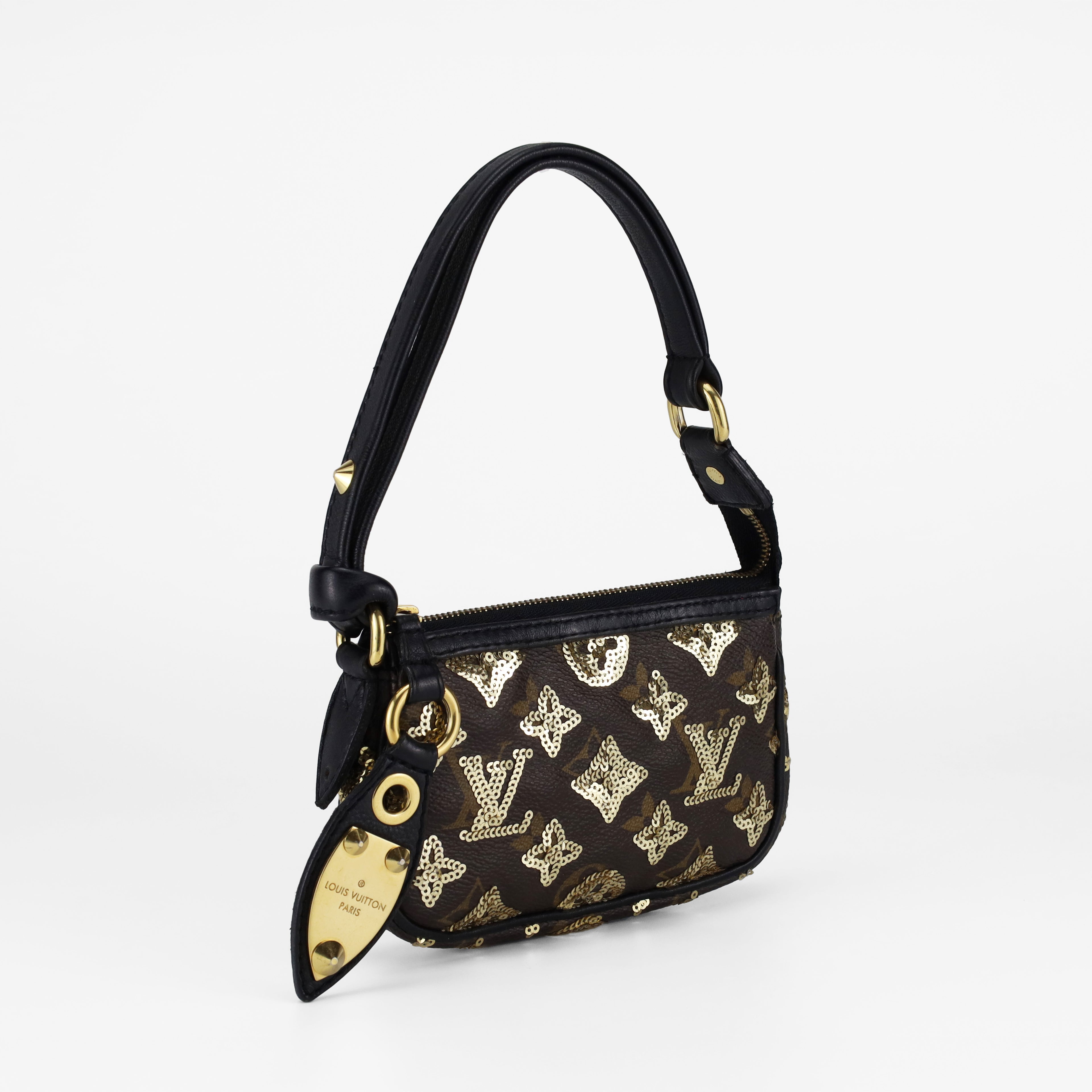 LOUIS VUITTON LIMITED EDITION SEQUIN ECLIPSE MINI POCHETTE