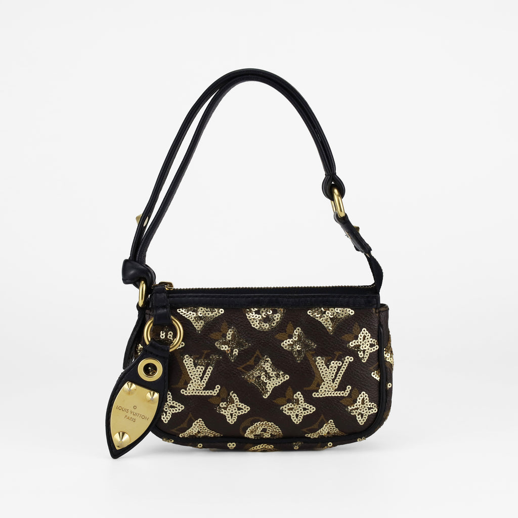 LOUIS VUITTON LIMITED EDITION SEQUIN ECLIPSE MINI POCHETTE