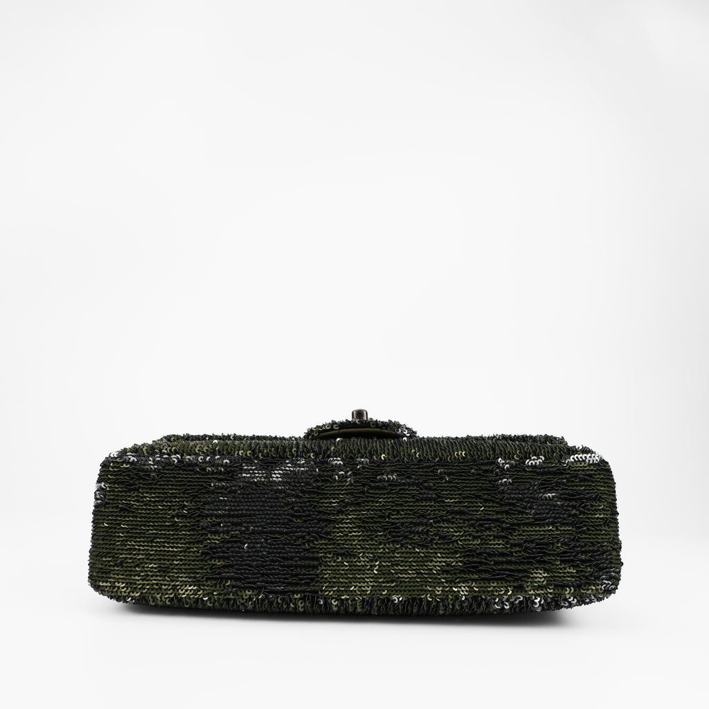 CHANEL LIMITED EDITION SEQUIN COCO CUBA MEDIUM FLAP