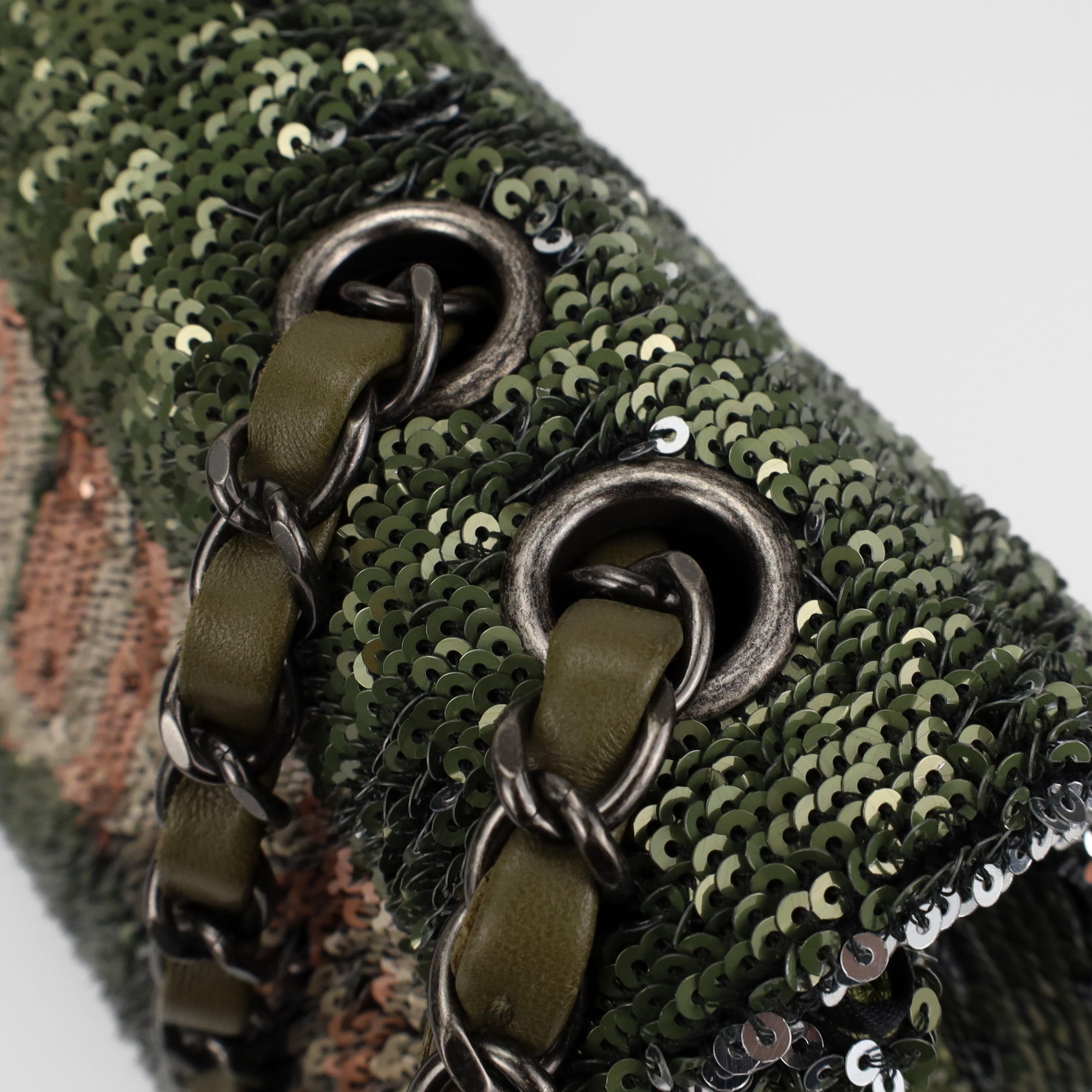 CHANEL LIMITED EDITION SEQUIN COCO CUBA MEDIUM FLAP