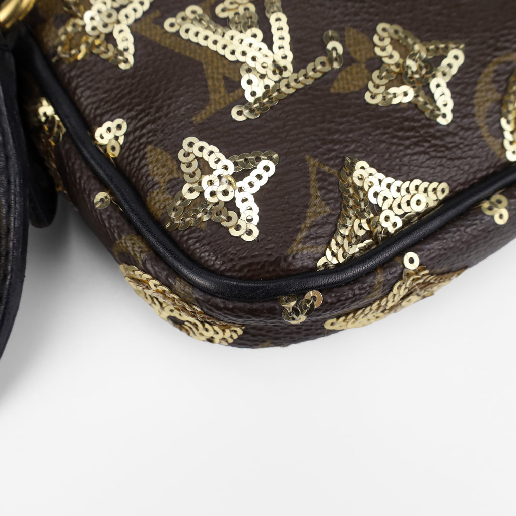 LOUIS VUITTON LIMITED EDITION SEQUIN ECLIPSE MINI POCHETTE