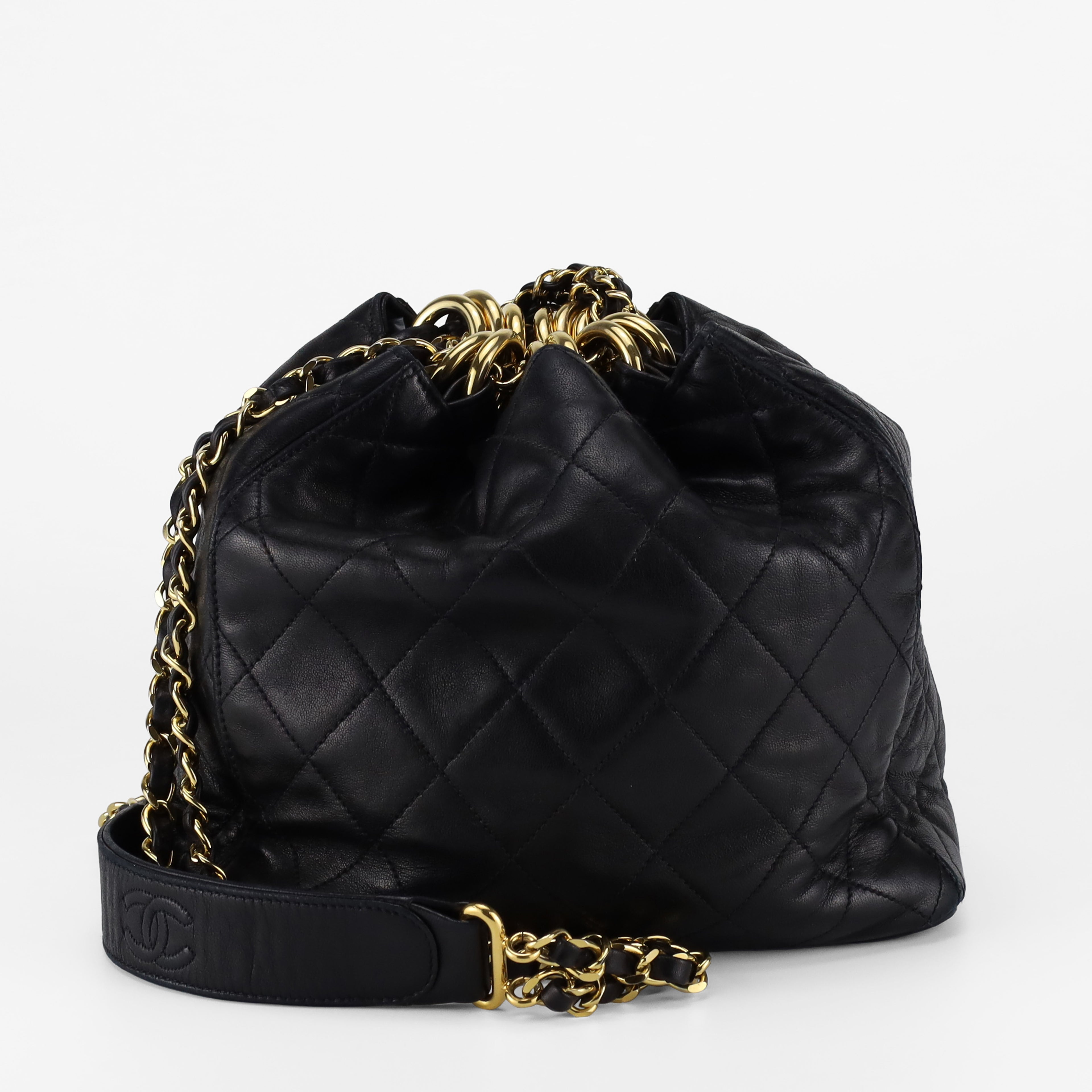 CHANEL VINTAGE O-RING BUCKET BAG