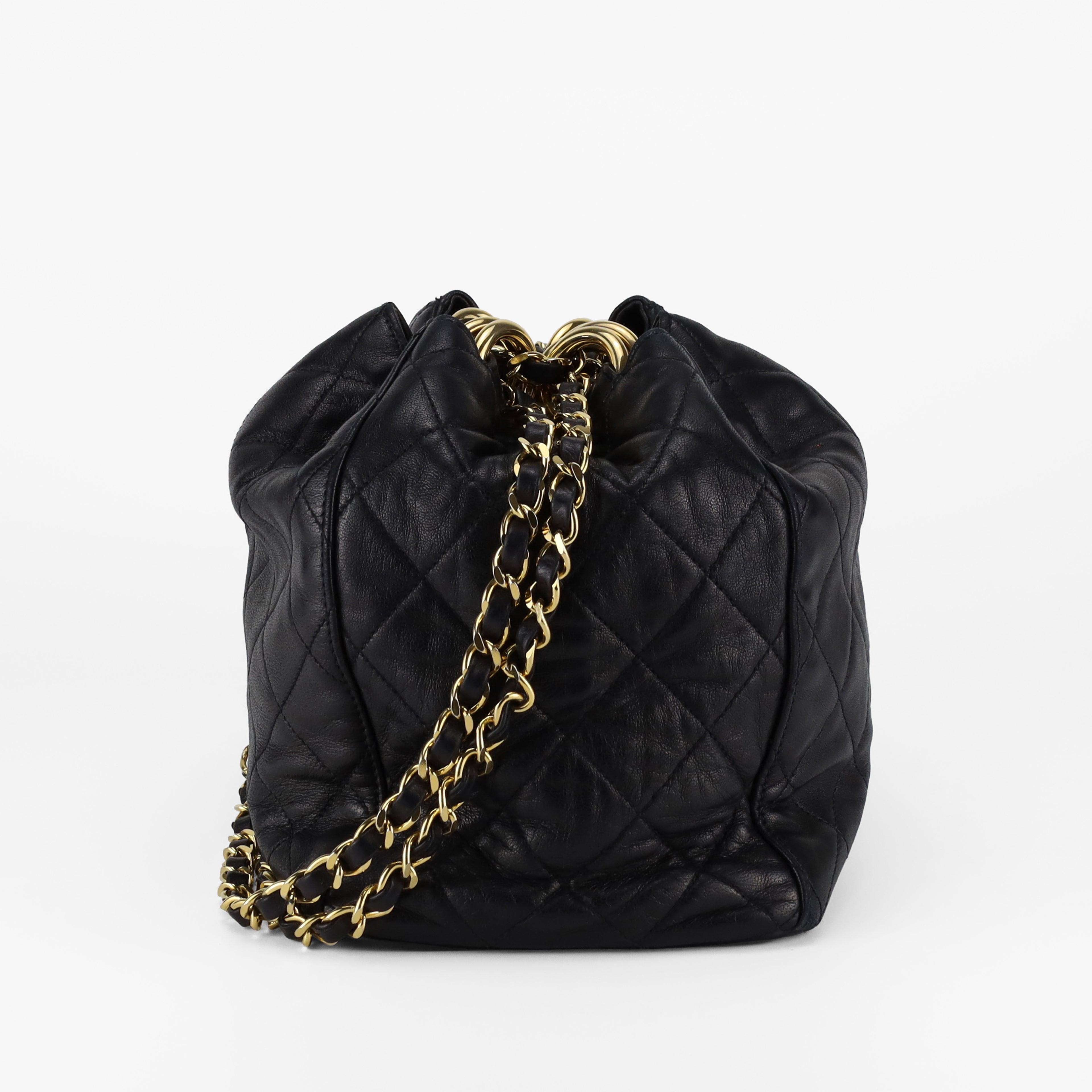 CHANEL VINTAGE O-RING BUCKET BAG