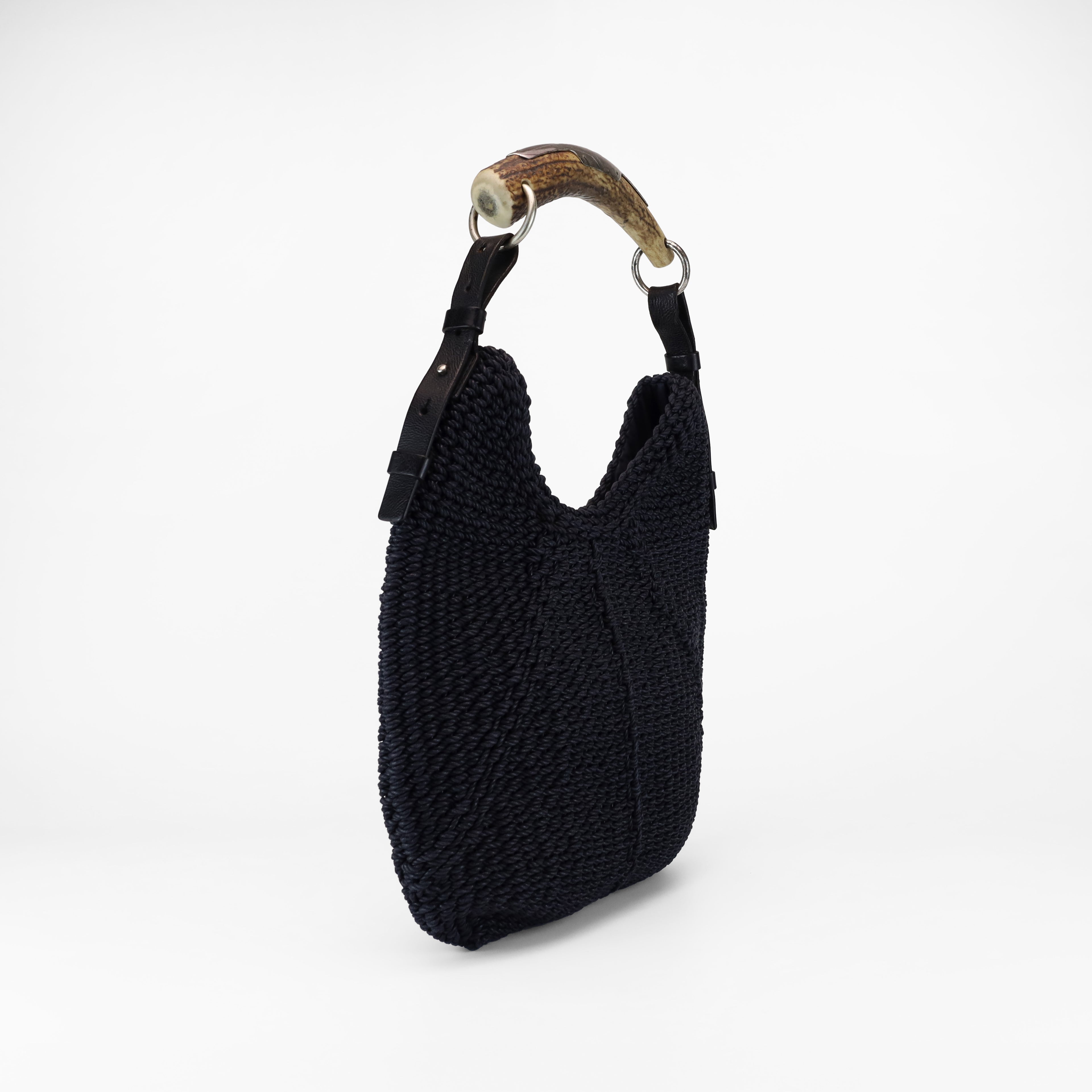 SAINT LAURENT VINTAGE MOMBASA SHOULDER BAG