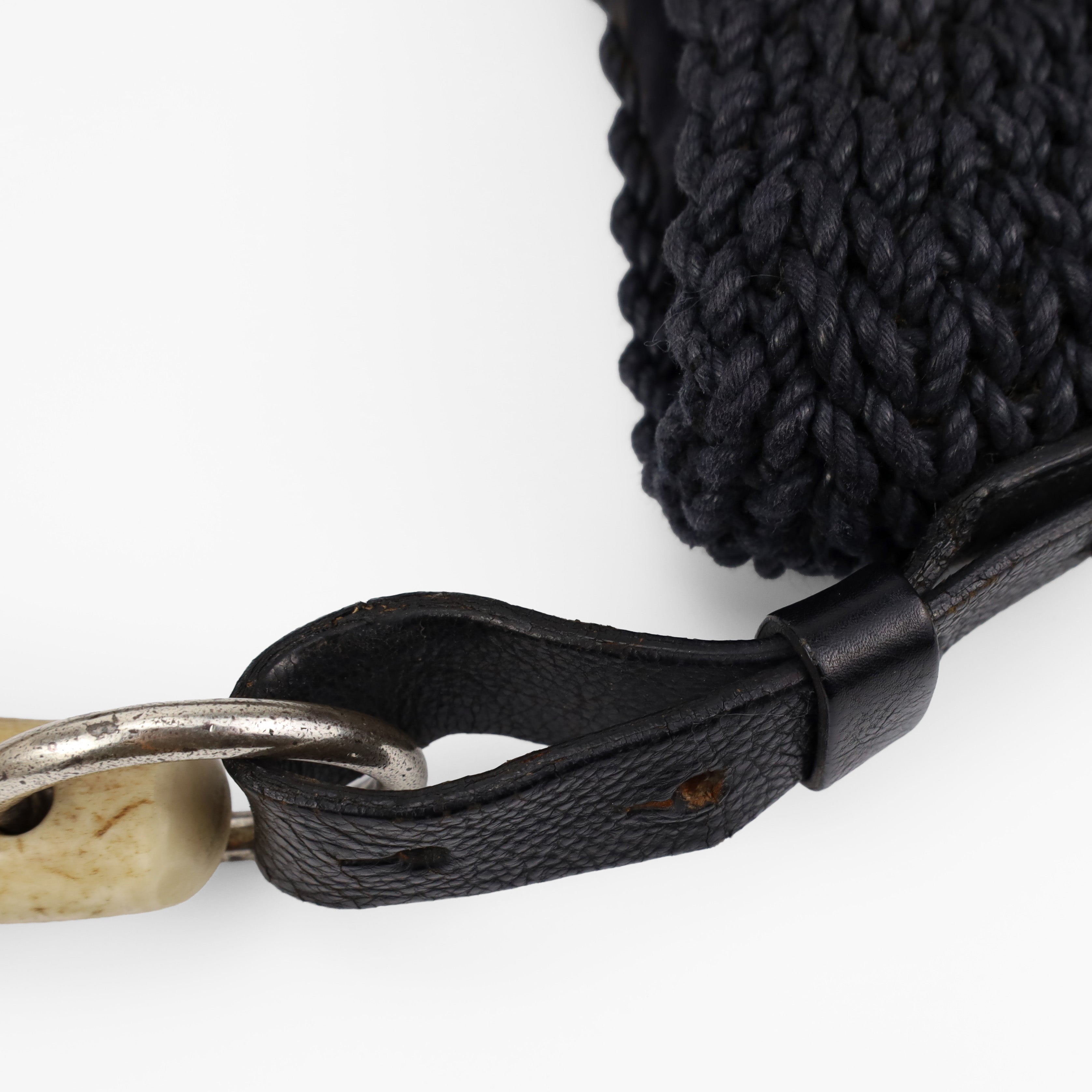 SAINT LAURENT VINTAGE MOMBASA SHOULDER BAG