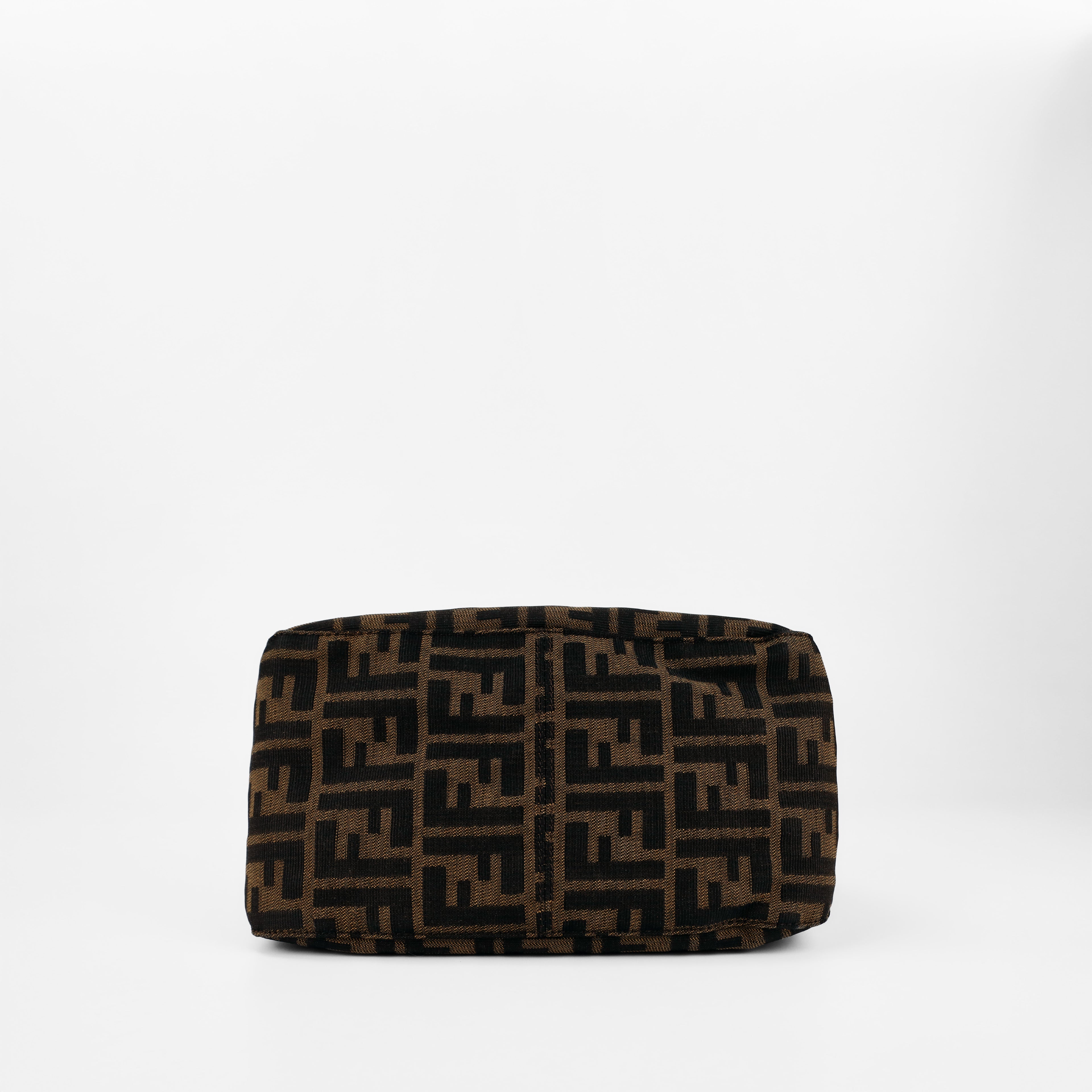 FENDI RARE VINTAGE ZUCCA ENAMEL ORCHID MAMA BAGUETTE